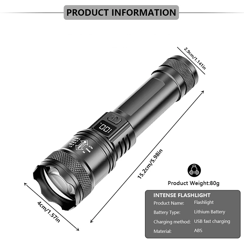 Beacon Pro Rechargeable Flashlight