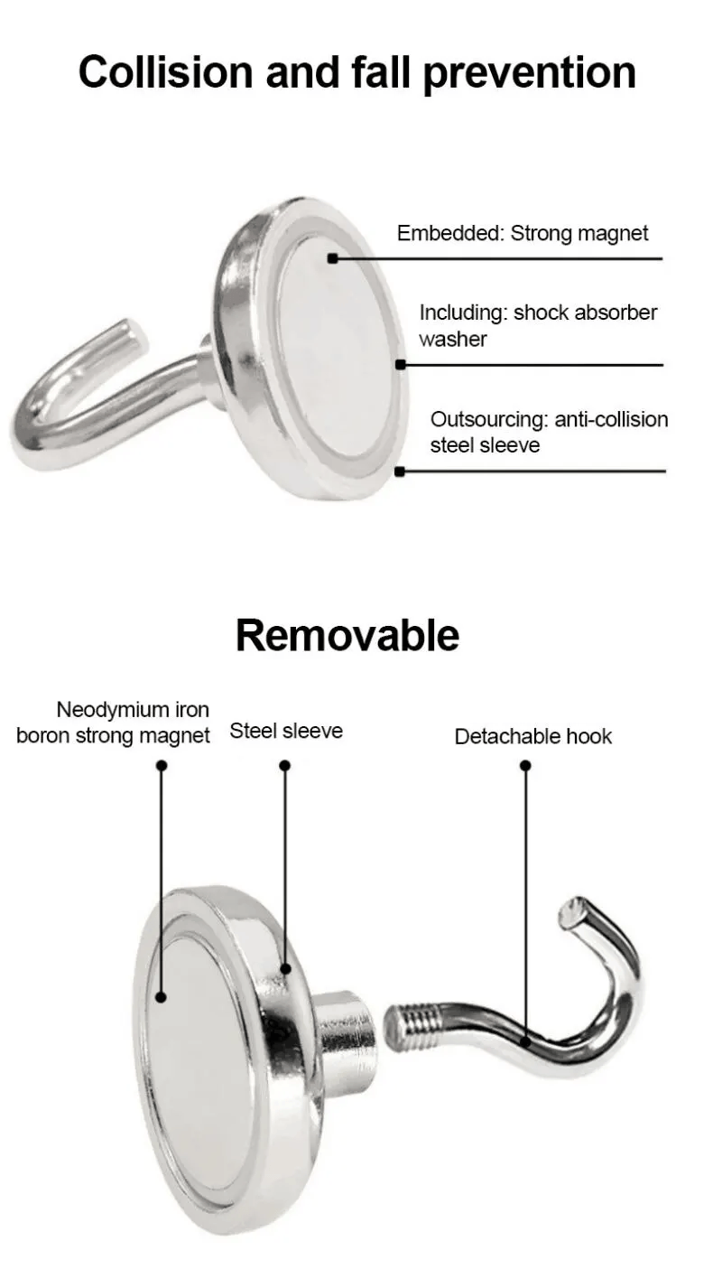 TitanGrip Magnetic Utility Hooks