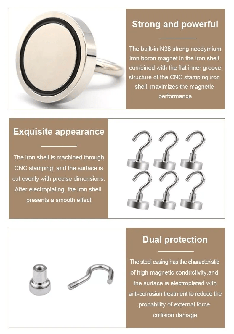 TitanGrip Magnetic Utility Hooks