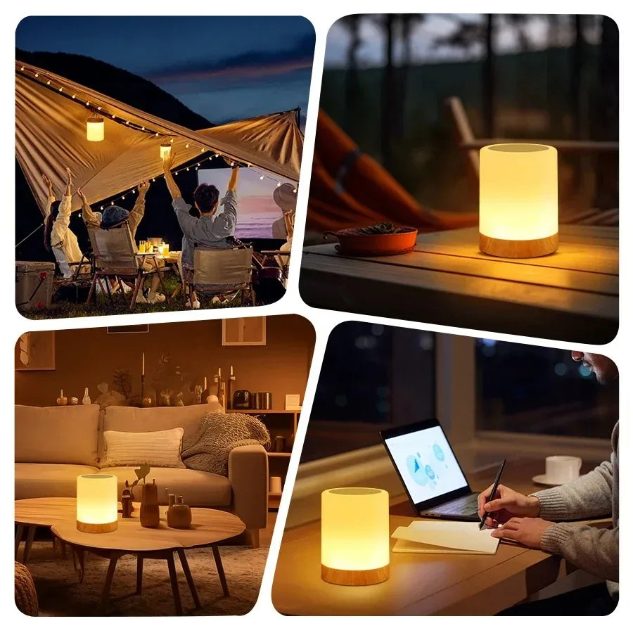 LumiAura Touch Lamp