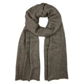 Espresso brown scarf on a white background